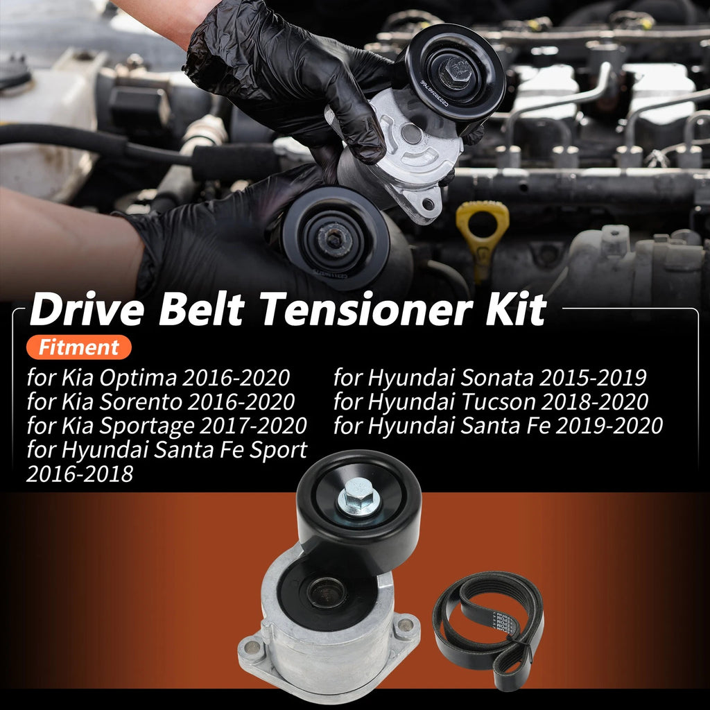Drive Belt Tensioner Kit for Kia Optima (2016–2020) 252802GGB2