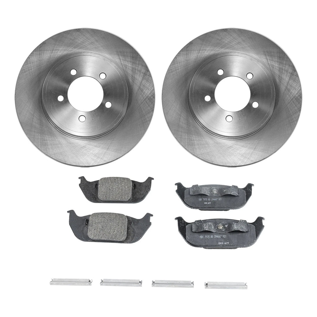 Brake Disc and Pad Kit for Lincoln Aviator (2003–2005)