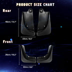 Mud Flaps Splash Guards for Tesla Model Y (2020-2025)