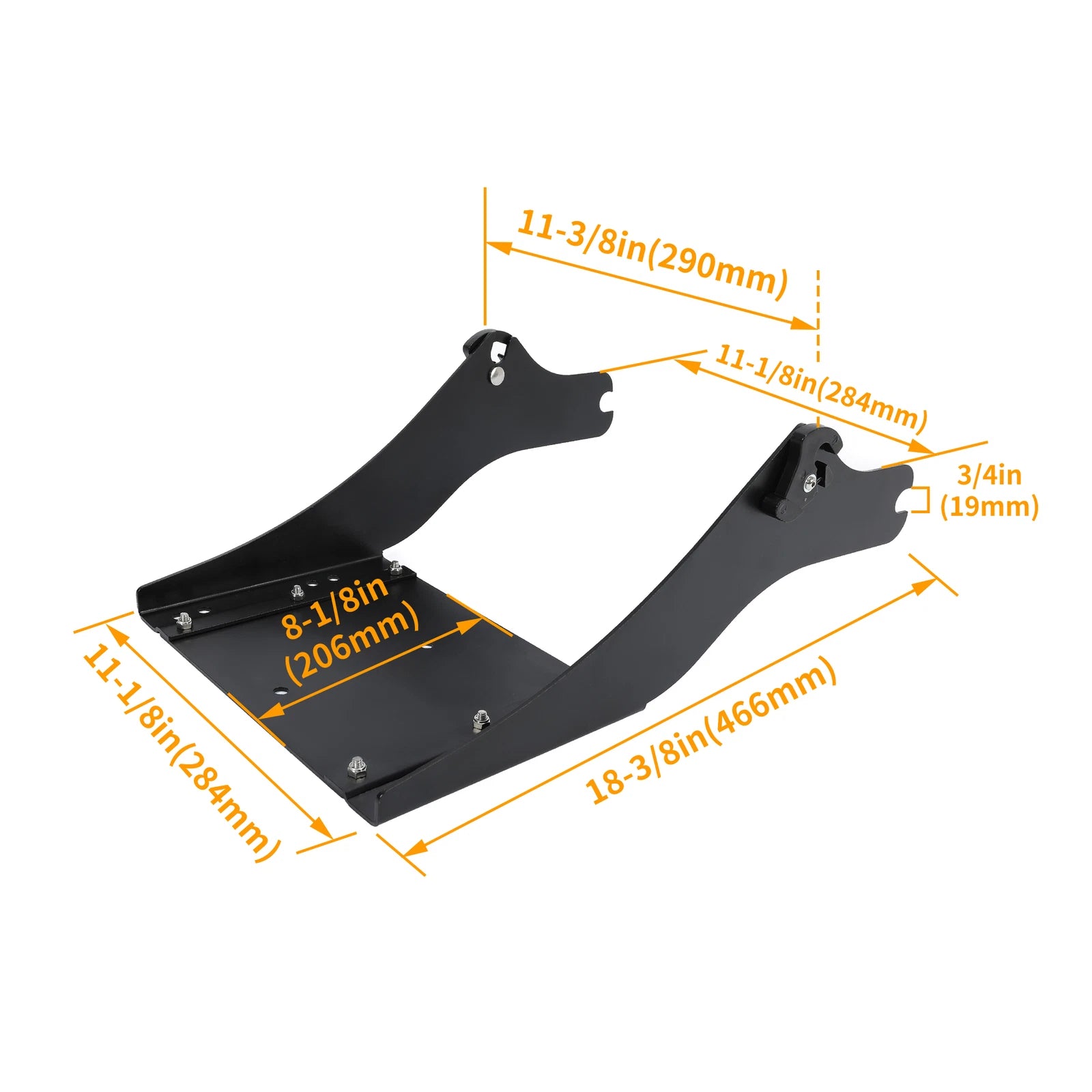Detachable Luggage Rack for Harley Touring Street Road Glide (1997–2008)