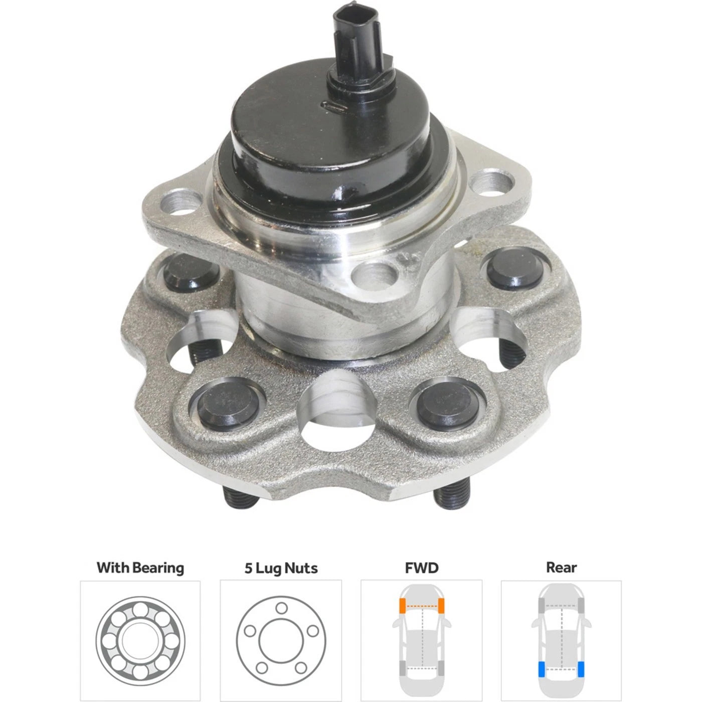 Wheel Hubs for Toyota Mirai (2016–2020) Front & Rear with Bearing FWD