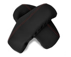Armrest Cover for Audi A8 (2011–2017) Leather Black Red Stitch