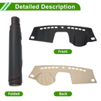 Dashboard Cover for BMW X3 (2006–2010) Dash Mat Carpet Black Red