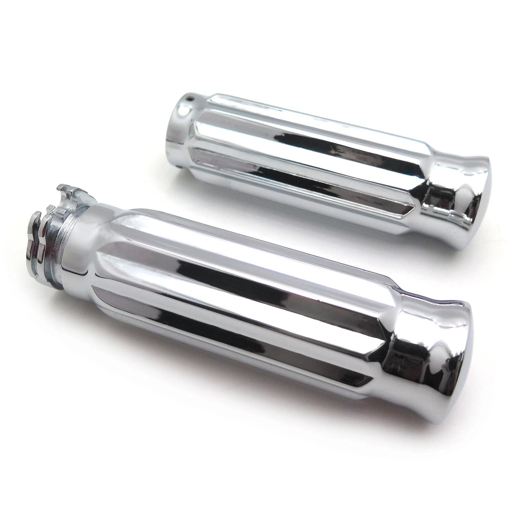 Billet Aluminum Handlebar Grips for Harley XL/883/1200/Forty Eight/Street Glide