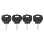 4X Ignition Key 14607 14707 for Bomag Dynapac Terex Vibromax Volvo Ford Moxy