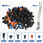 180 Pcs Retainer Fastener Clip Rivet Kit for Toyota 4Runner (2003–2023)