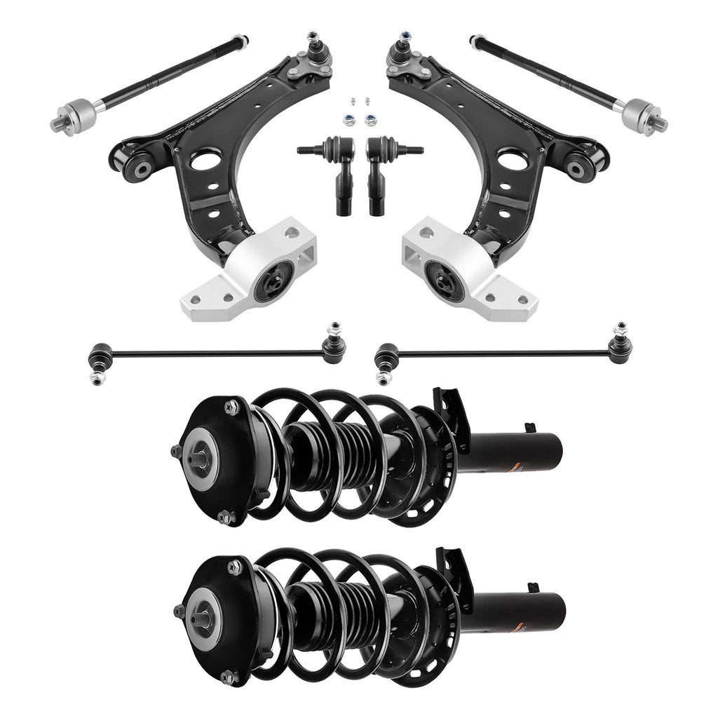 Front Complete Struts w/Control Arm Assembly for Volkswagen Jetta (2006–2014)