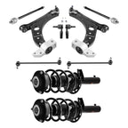Front Complete Struts w/Control Arm Assembly for Volkswagen Jetta (2006–2014)