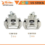Set of 2 Rear Brake Calipers w/Bracket for Ford Taurus (2010–2012) & Lincoln MKS (2012)