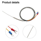 Thermocouple Probe J Type 90 x 1.5mm 2M for Accurate Temperature Readings