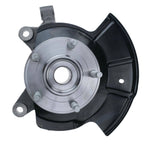 Pair Front Steering Knuckle & Hub Bearing for Ford Edge (2007-2010)