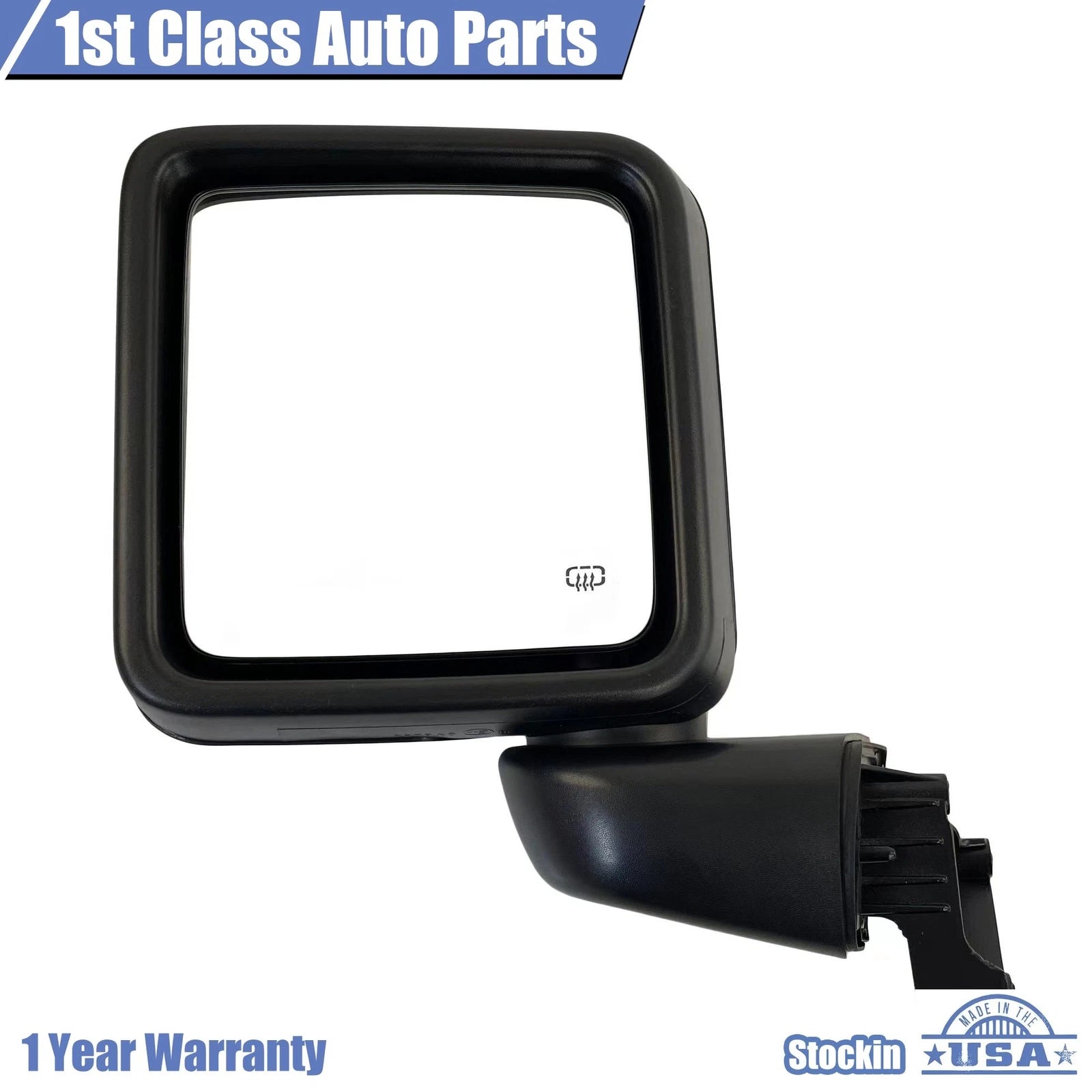 Set of 2 Power Heated Mirrors for Jeep Wrangler JL (2018–2021)