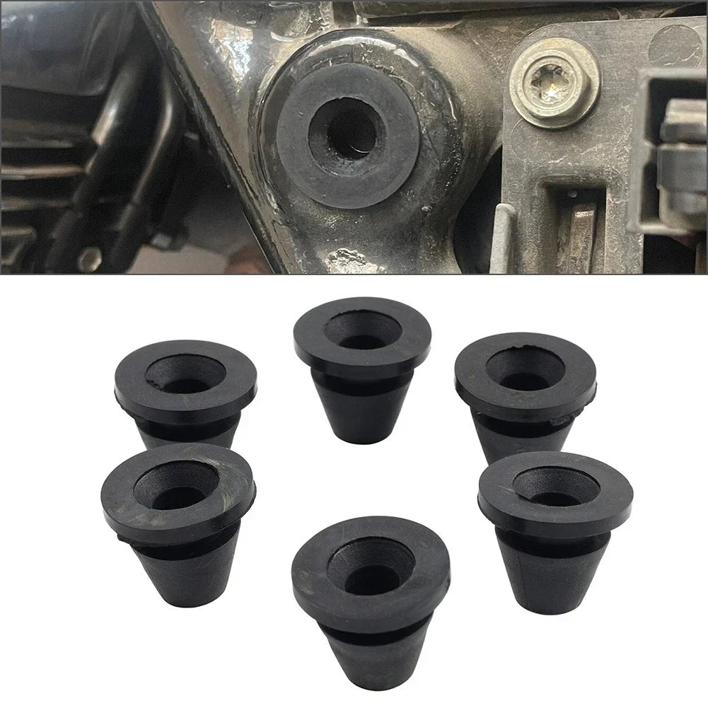 6 x Rubber Side Cover Grommets for Harley Touring Road Electra Glide (2008-2024)