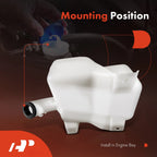 Windshield Washer Reservoir Tank for Chevy Malibu Pontiac G6 (2008–2012)
