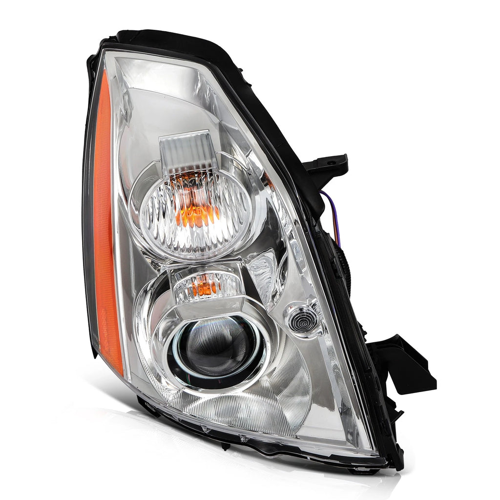 Headlight Assembly for Cadillac DTS (2006-2011) Projector Clear Lens Pair