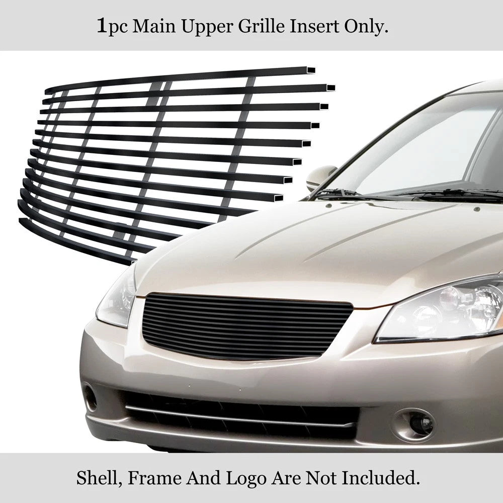 Stainless Black Billet Grille Insert for Nissan Altima (2005-2006)