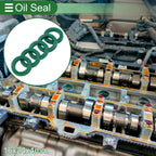 Set of 5 Oil Seal Rotary Shaft Seal 16x24x4mm High Pressure Green