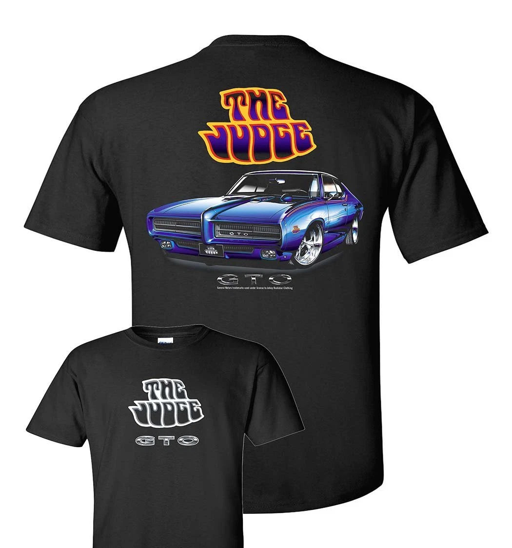 Pontiac GTO T Shirt Black 1969 The Judge Script for Pontiac GTO (1969–1969)