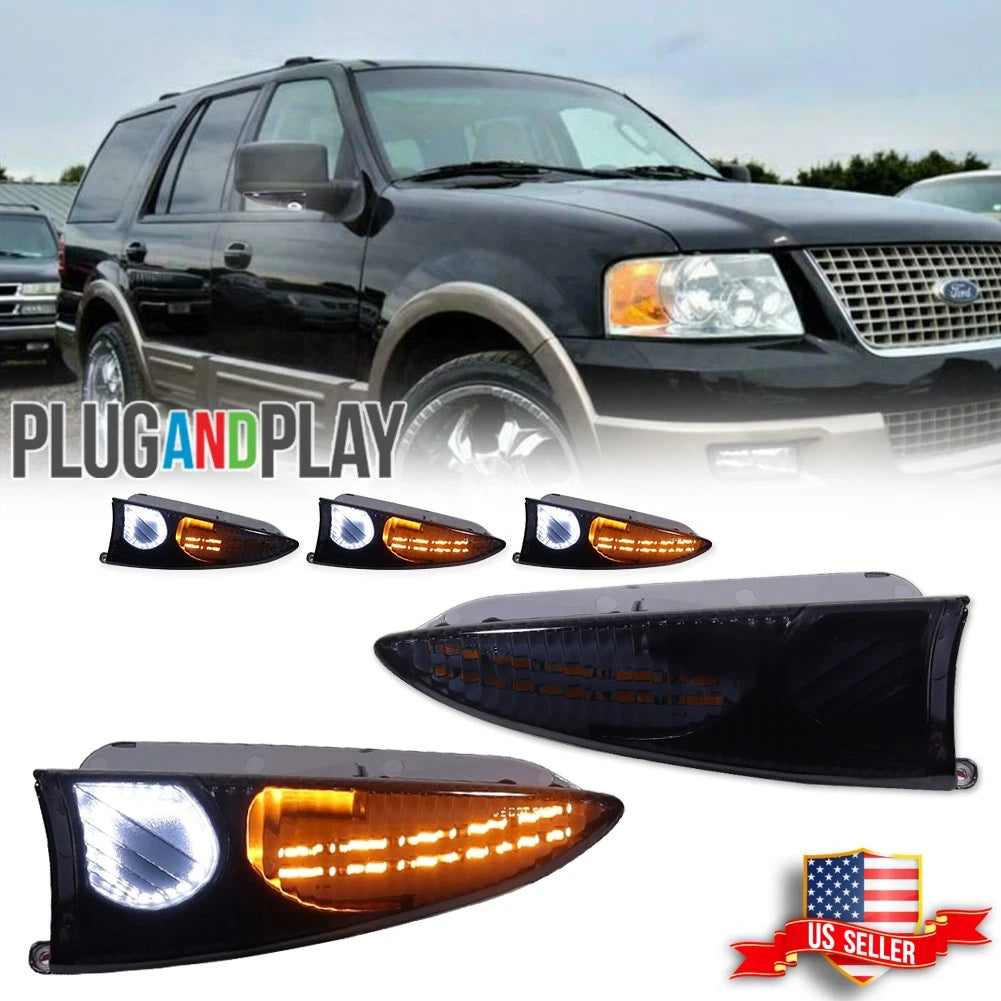 Dynamic LED Mirror Signal Puddle Light for Ford Expedition Navigator (2003–2006)