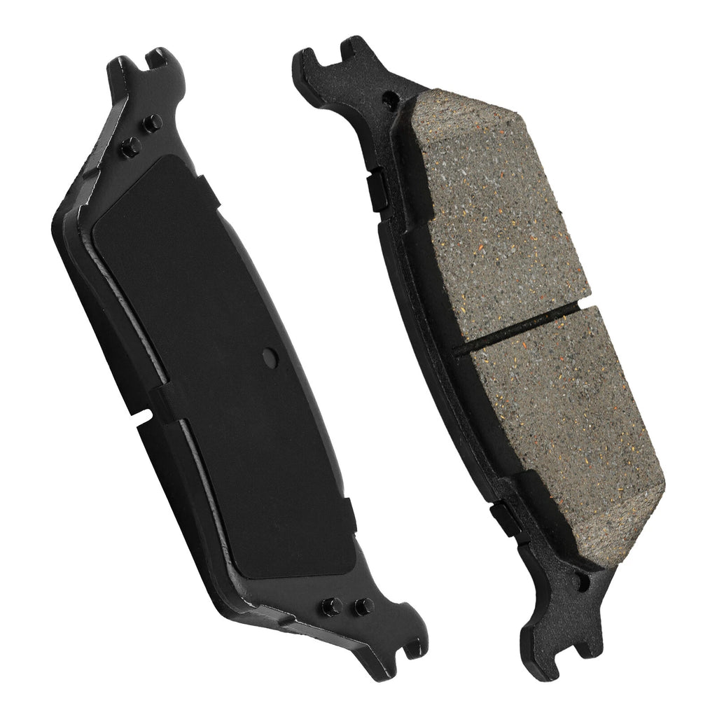 4x Rear Ceramic Brake Pads for Ford F-150 (2012–2020) with Manual Parking Brake