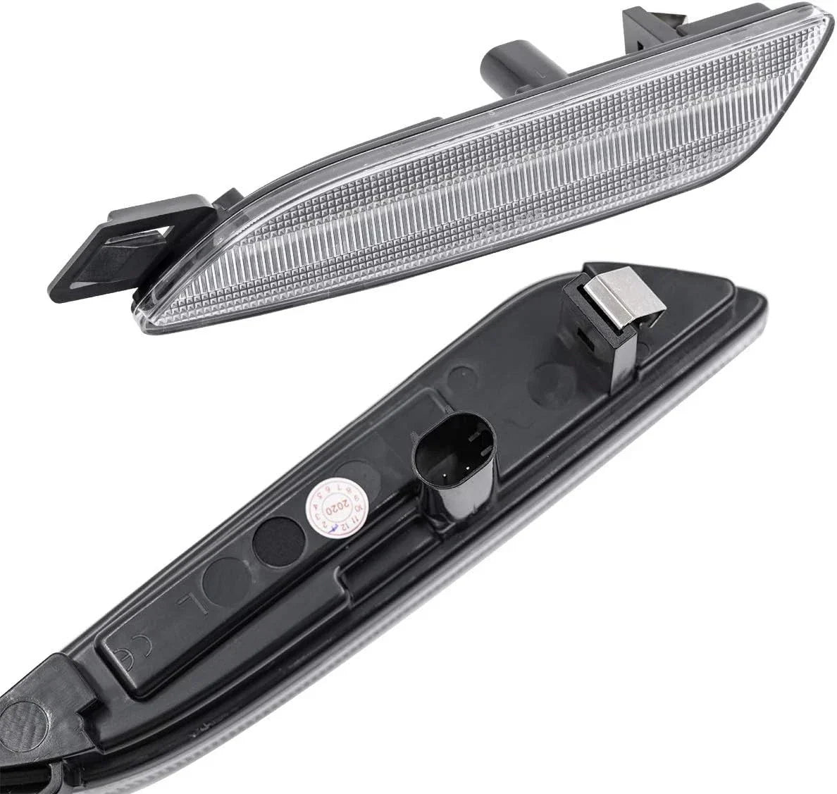 Amber LED Front Bumper Side Marker Light Clear Lens for Porsche Panamera (2014–2016)