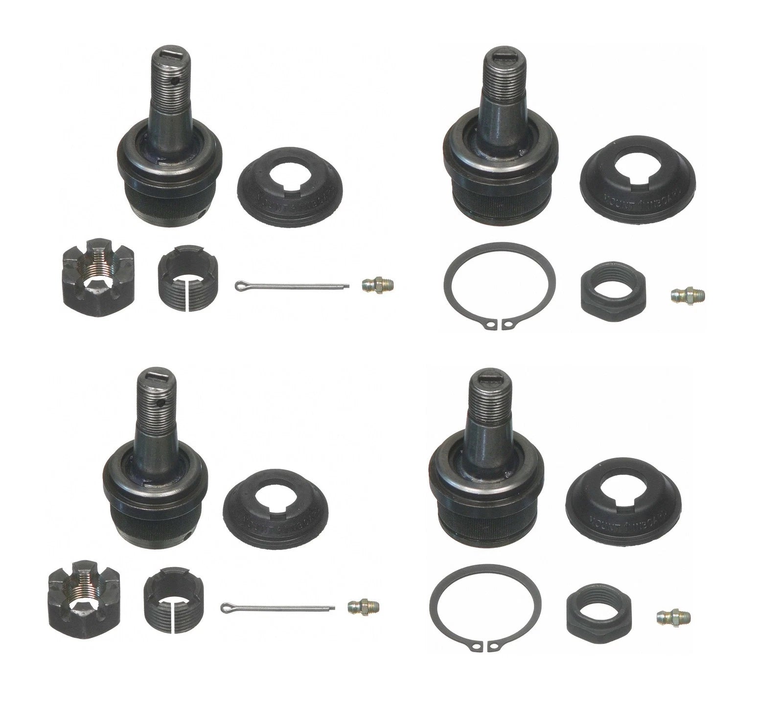 Set of 4 Moog Suspension Ball Joints for Chevrolet Dodge