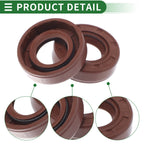 Set of 5 Oil Seal Rotary Shaft Seal FKM Rubber 19x35x10mm