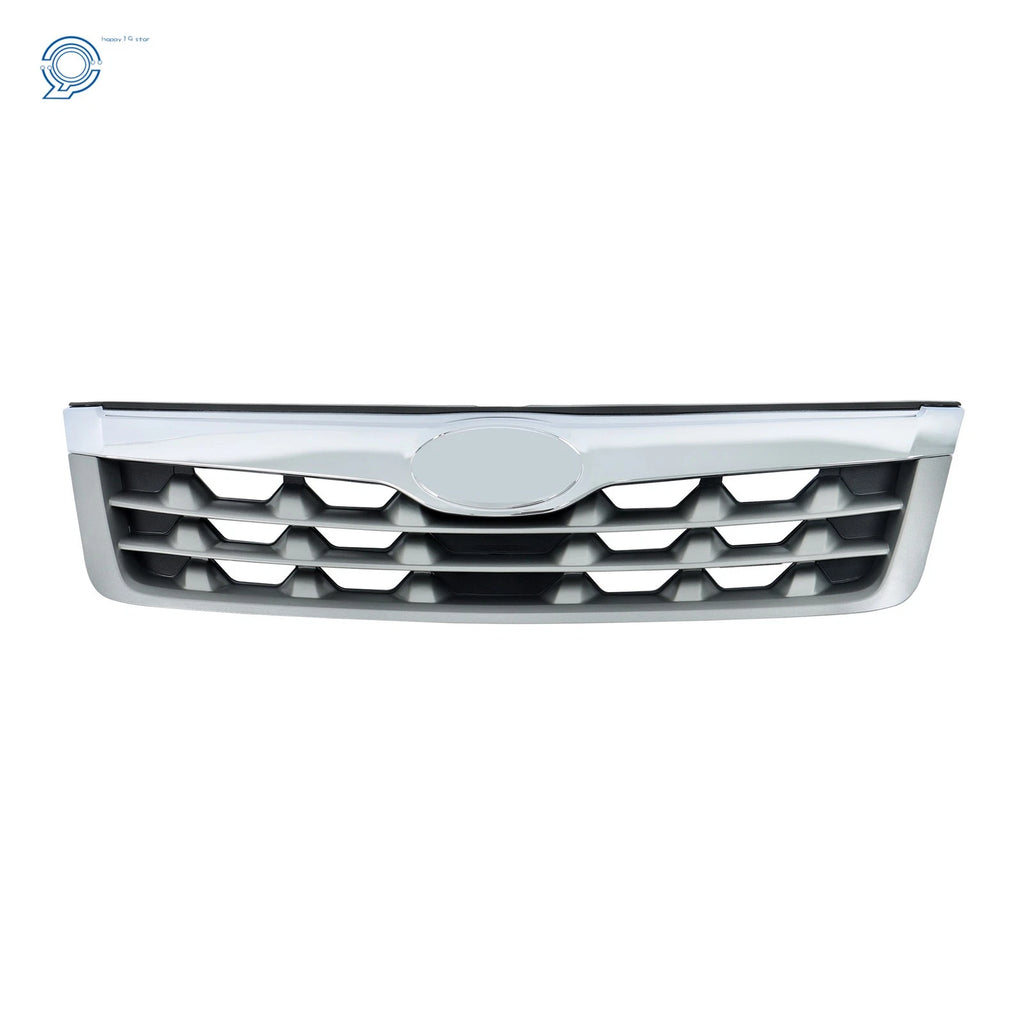 Front Bumper Upper Grille for Subaru Forester (2011–2013) Chrome Gray