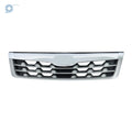 Front Bumper Upper Grille for Subaru Forester (2011–2013) Chrome Gray