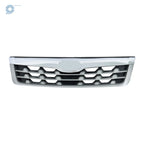 Front Bumper Upper Grille for Subaru Forester (2011–2013) Chrome Gray