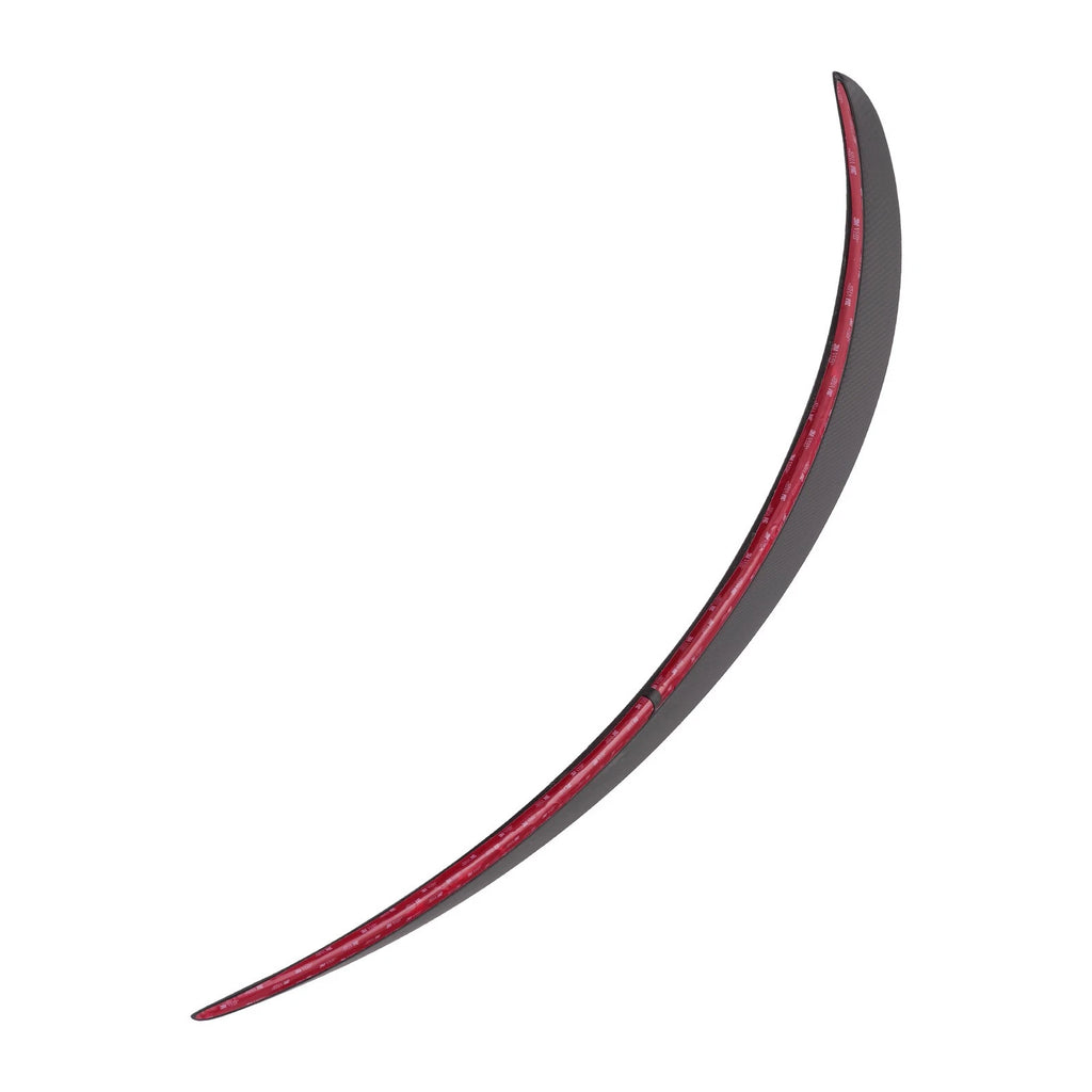 Rear Trunk Lip Spoiler Wing for Tesla Model 3 (2017–2024) Carbon Fiber Black