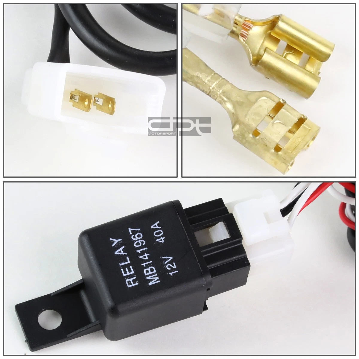 Fog Light Wiring Harness Relay Kit with Switch for Universal (300W Max)