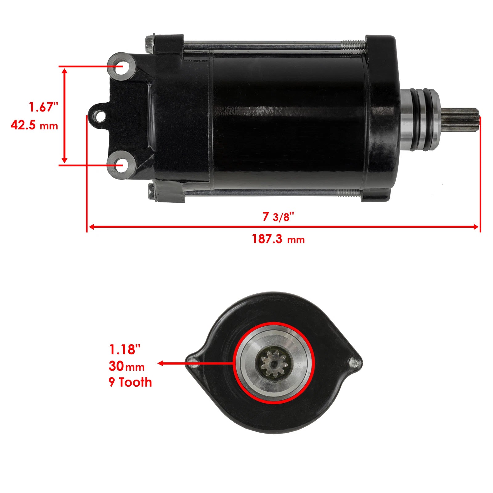 Caltric Starter for Sea Doo 3D / XP DI / Sportster LE DI (1997–2002) 278001937