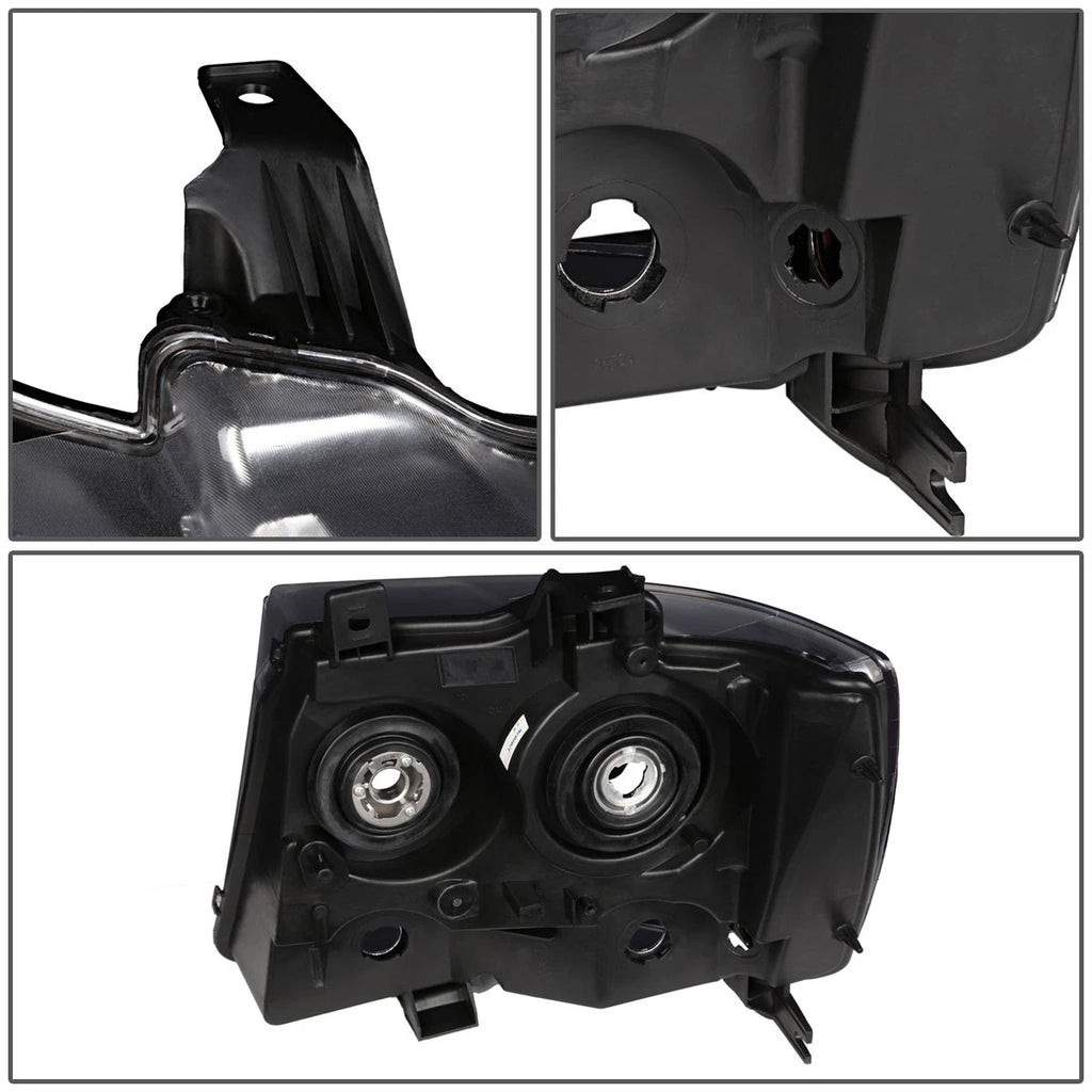 Pair of Chrome Housing Amber Corner Headlights for Avalanche/Suburban (2007–2014)