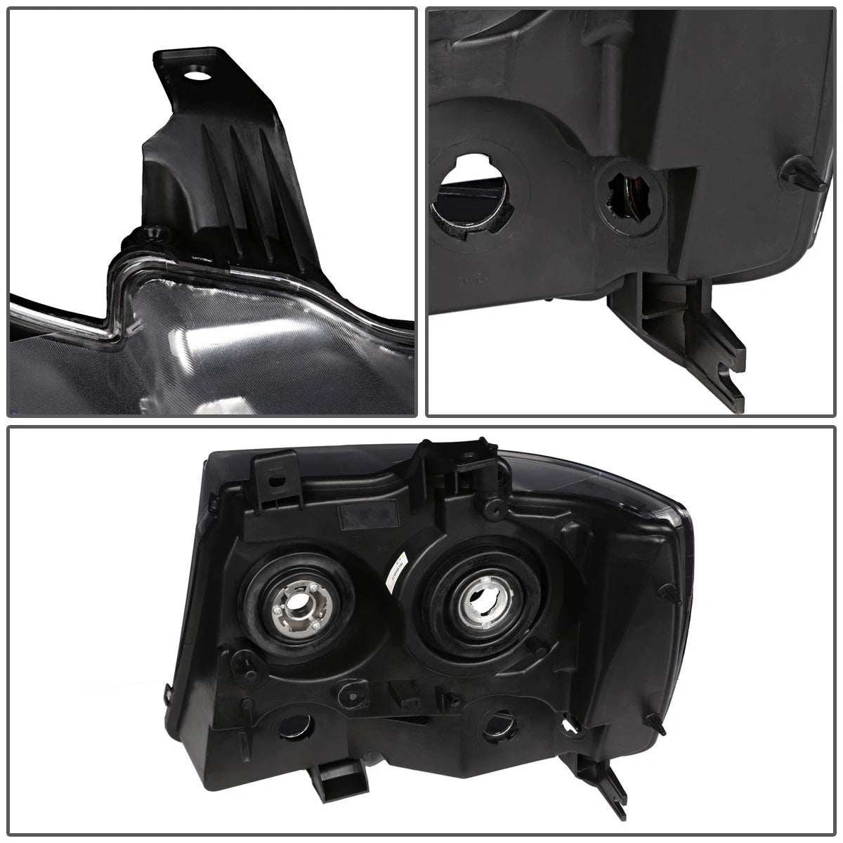 Pair of Chrome Housing Amber Corner Headlights for Avalanche/Suburban (2007–2014)