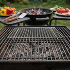 Magnetic Design Barbecue Tool Set of 4 Stainless Steel Fine Mesh Grilling