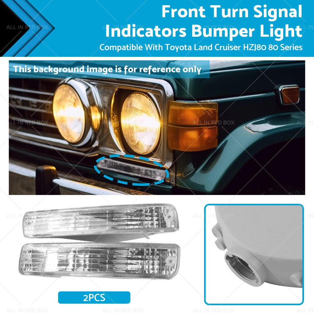 Front Turn Signal Indicators for Toyota Land Cruiser HZJ80 (1990–1997)