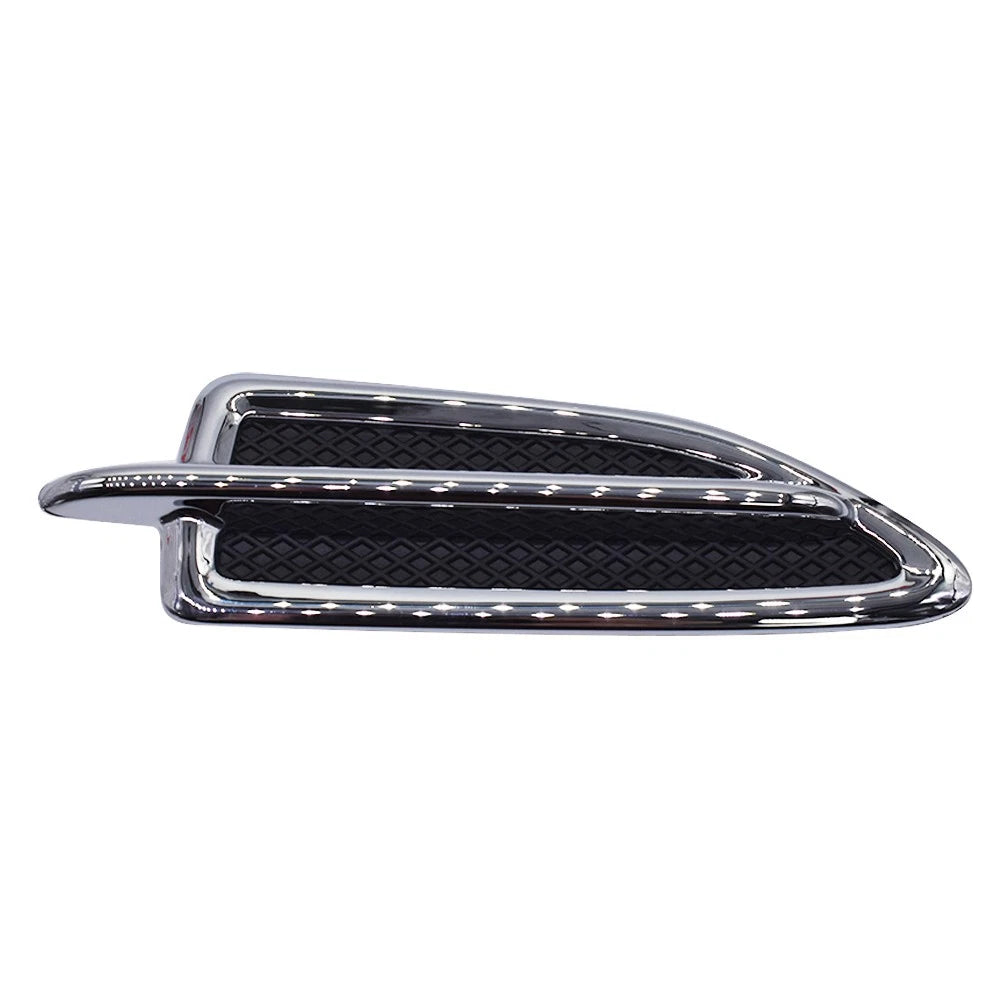 Left Front Fender Vent Moulding for Ford Escape (2013â2015) Black & Chrome