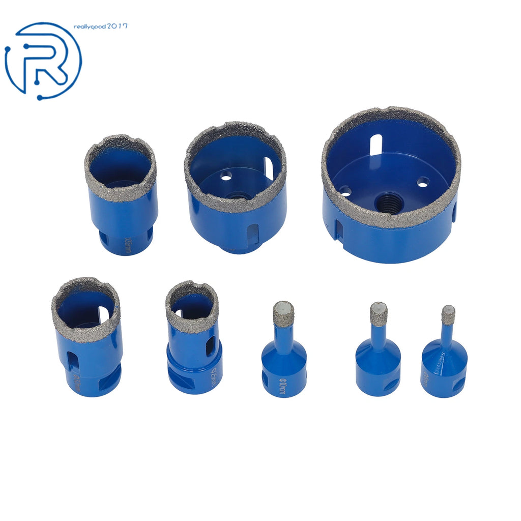 8 Pack Diamond Drill Core Bit for Porcelain Tile Marble Grinder (US)