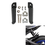 Pair Black Rear Footrests Foot Pegs for Yamaha YZF R1 (1998–2025), R6 (2003–2020)