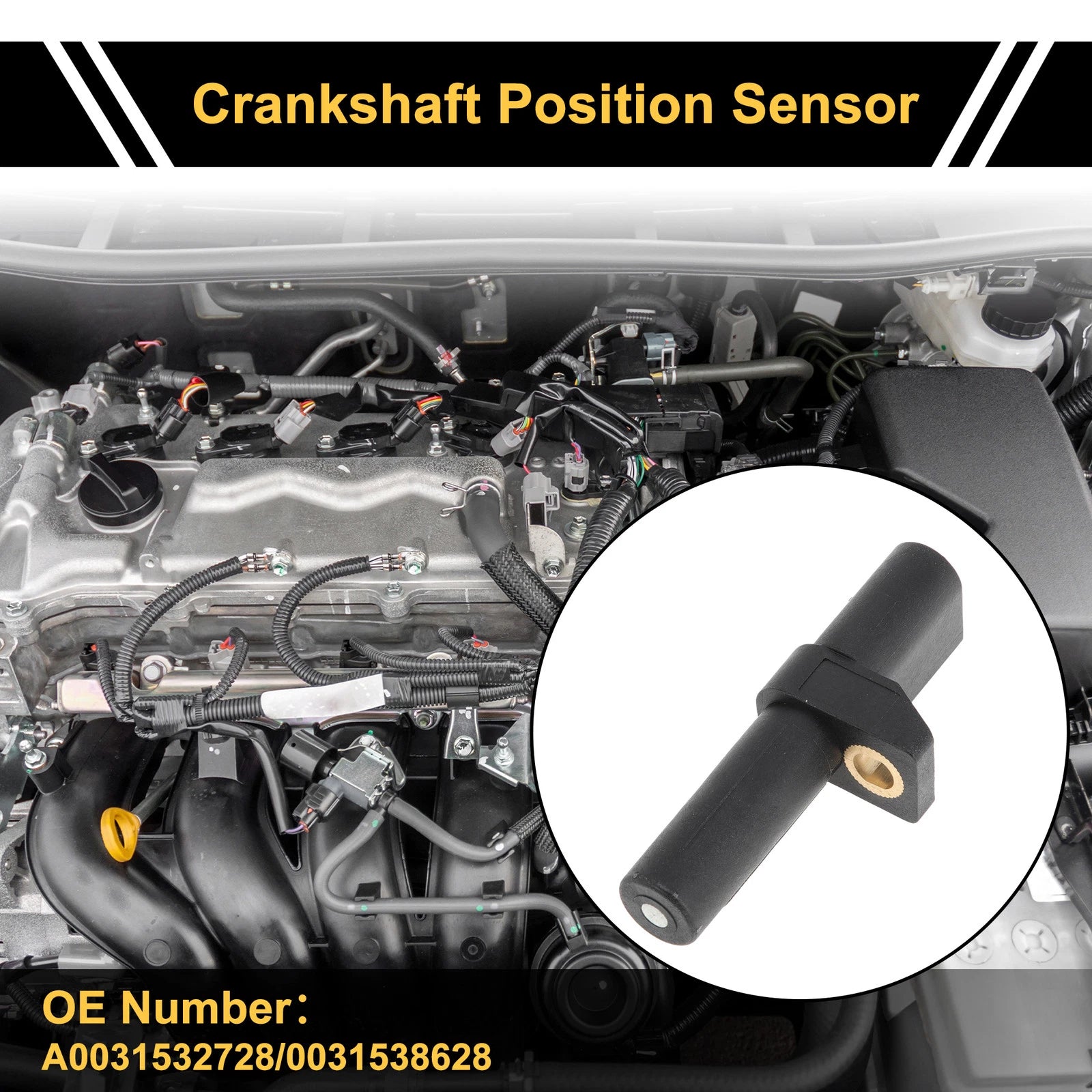 Crankshaft Position Sensor A0031532728 for Mercedes-Benz W212 E220 CDI (2009–2015)