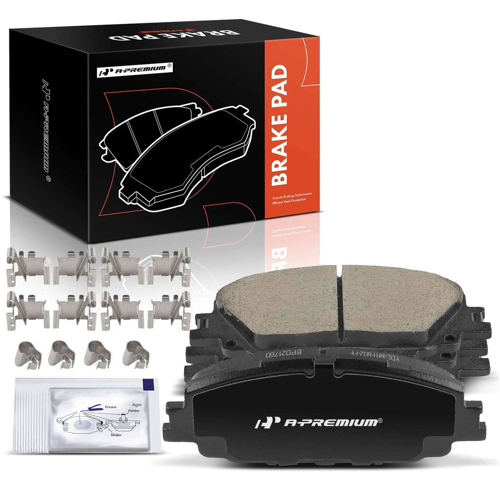 Ceramic Front Brake Pads for Toyota Corolla 2019-2022 Prius Prime 2020-2022