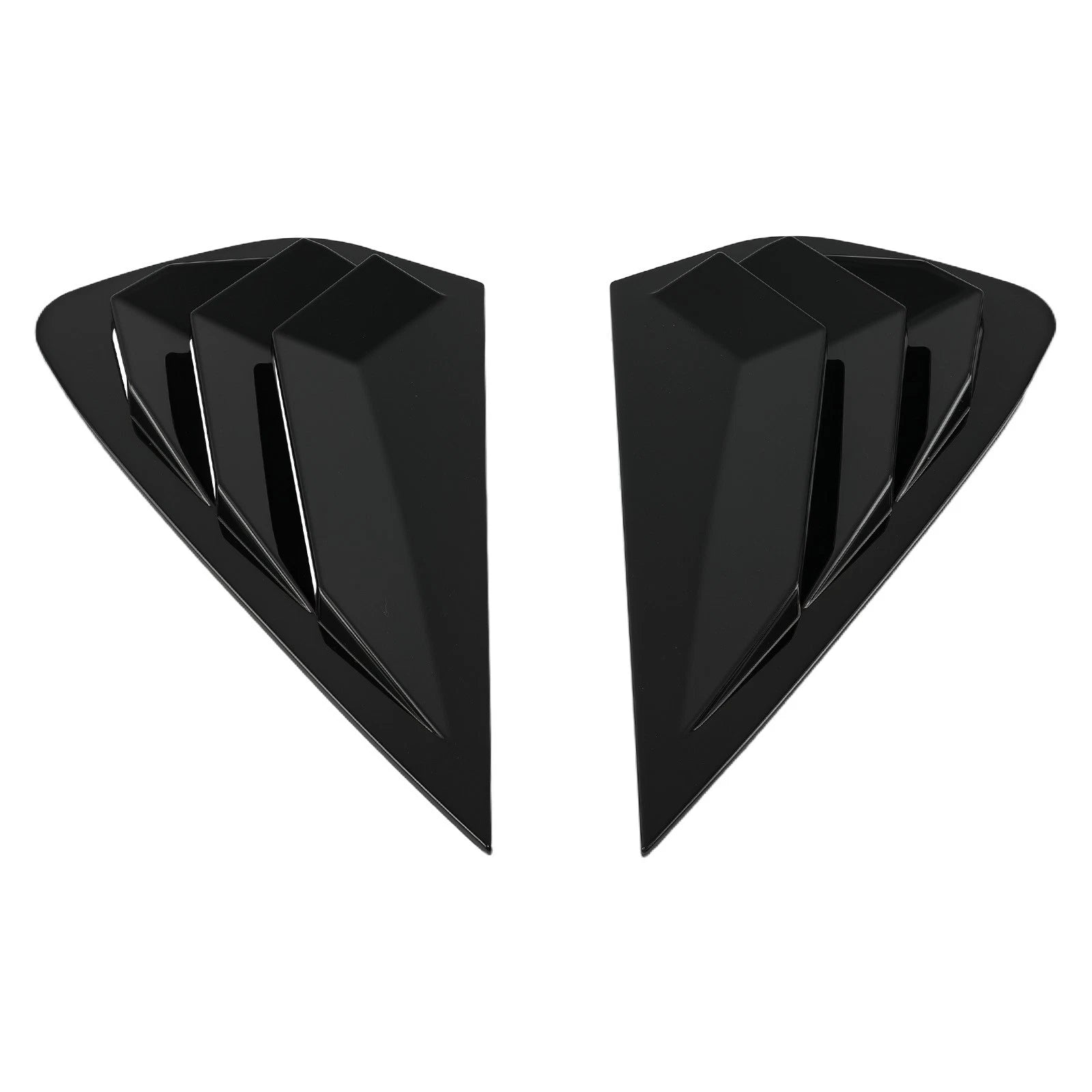 Gloss Black Side Window Louvers for Kia K3 Forte (2019-2022)