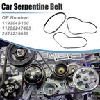 Set of 1 Serpentine Belt for Nissan Xterra SE (2000–2004) No. 119204S100/11282247425