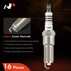 16x Iridium Platinum Spark Plugs for Jeep Grand Cherokee (2005–2008)