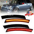 Set of 4 Smoke Lens LED Side Marker Lights for Mini Cooper (2002–2008)
