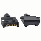 7 Pin Flat Trailer Connector Set for Caravan and Boat