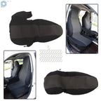 Set of 2 High Back Car Seat Covers for Ford Ranger (1998–2003) Black/Charcoal
