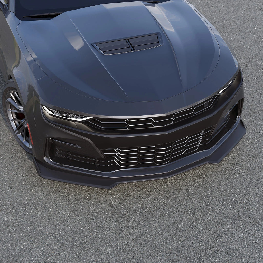 Matte Black Front Bumper Lip Splitter for Chevy Camaro (2016–2024)