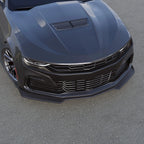 Matte Black Front Bumper Lip Splitter for Chevy Camaro (2016–2024)